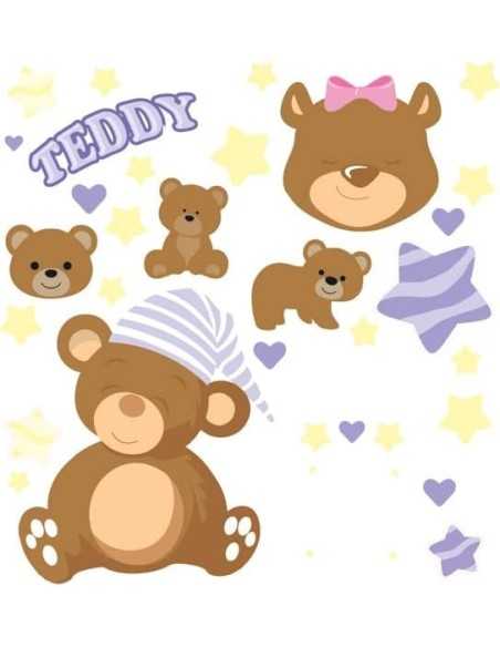 DN* [1x] Naplamki naklejki na ubrania Teddy 15x20 cm (E2-3)